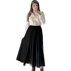 Womens Maxi Black Skirt